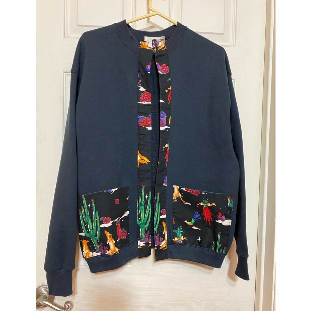 VTG 90s Crying wolfs pro spirit select cardigan desert Arizona images L